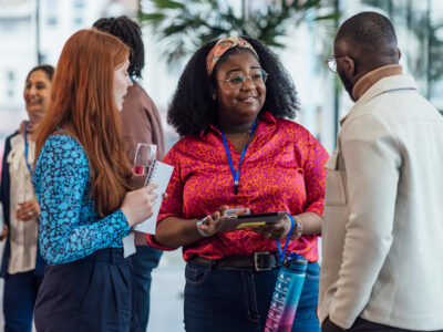 Group of people at a business function